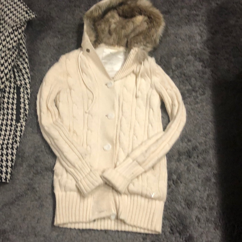 American Eagle sweater coat medium